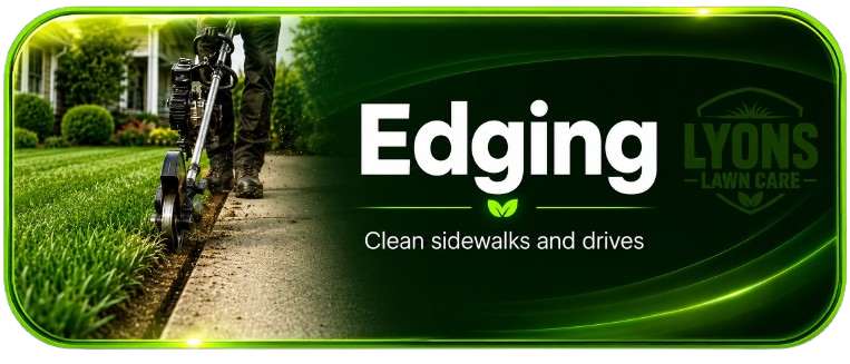 Edging service banner